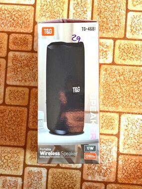 T&G Portable Wireless Speaker - Black. NWT.